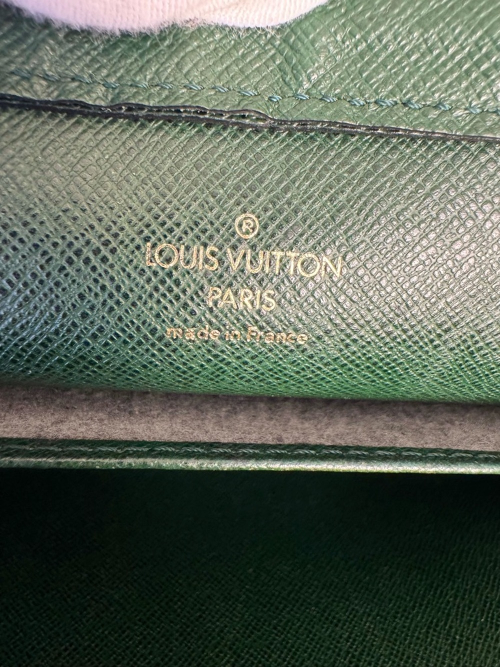 ❌SOLD❌Louis Vuitton Taiga Baikal Pochette Clutch | Epicea Green ✨ - Picture 16 of 17